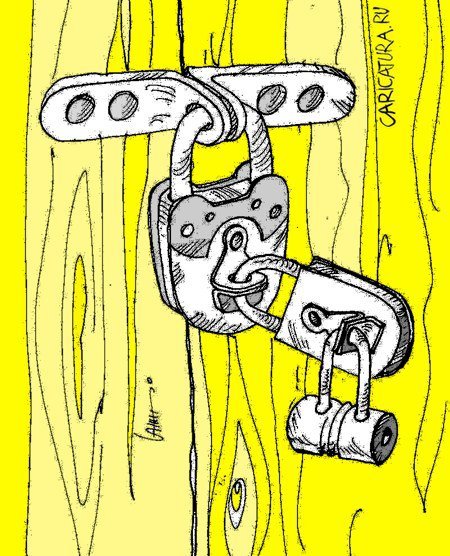 Замок карикатура