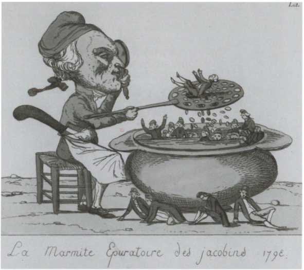 Робеспьер карикатура Англия