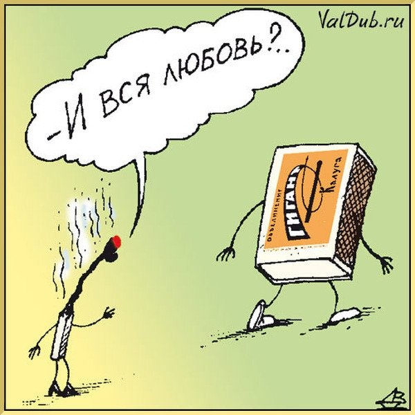 Карикатура Поматросил и бросил