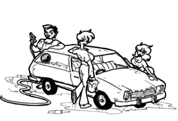 Посудомоечная машина карикатура