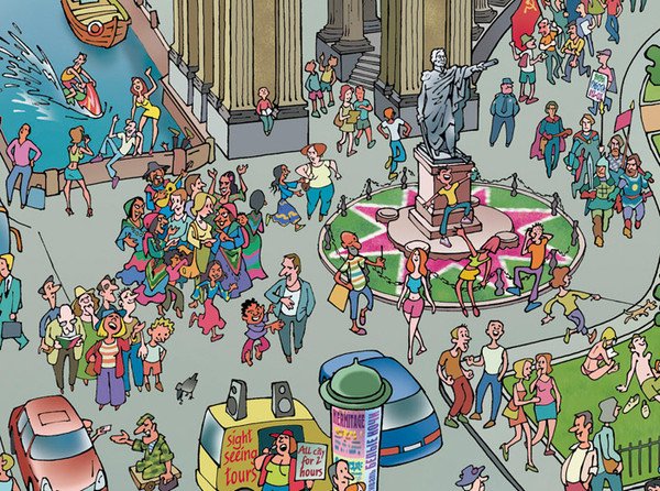 Многолюдные картины