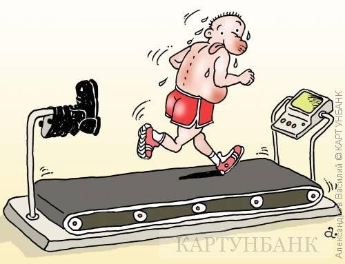 Смешные карикатуры про спорт