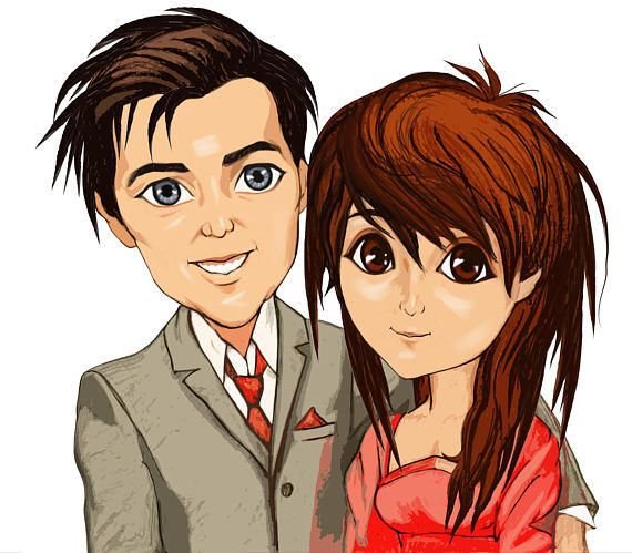 Манга портрет