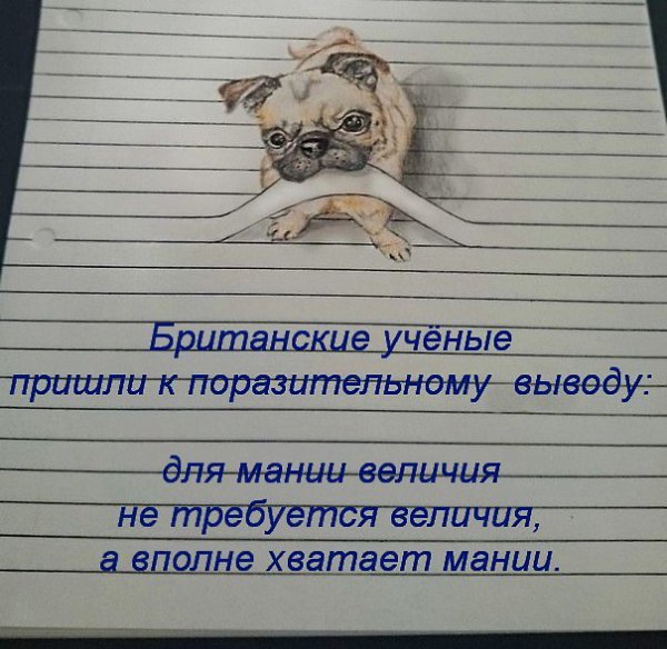 Карикатура когда хочется славы и величия