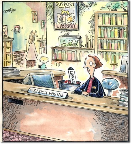 Библиотечные карикатуры