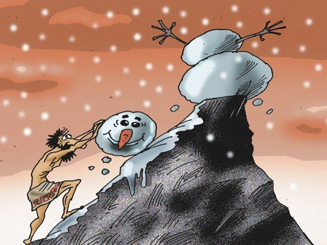 Сизиф и камень карикатура