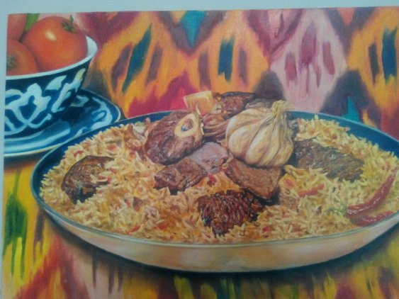 Картина узбекский плов