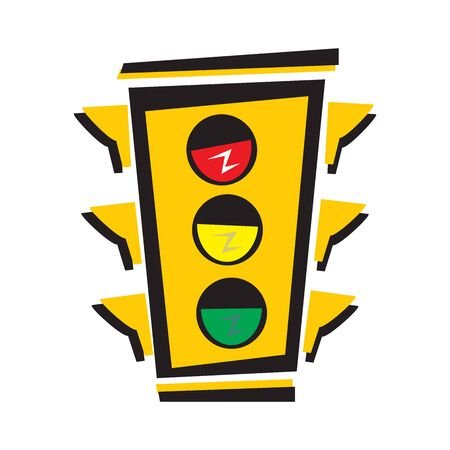 Светофор карикатура