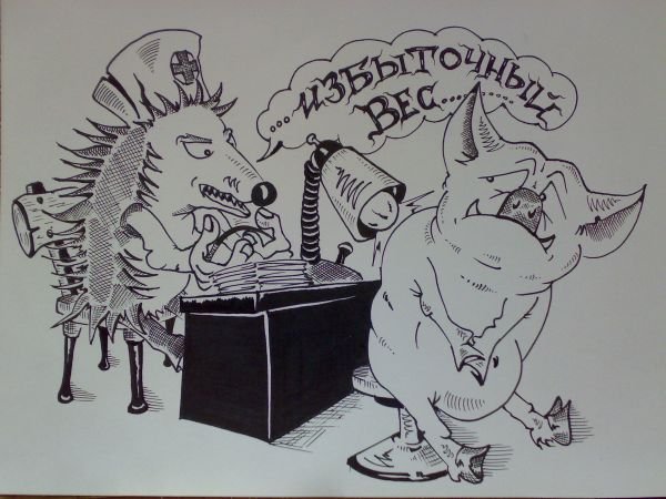 Иглоукалывание карикатура