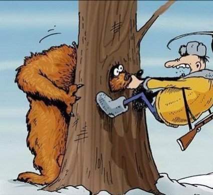 Буратино на дереве