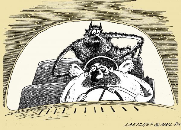 Черт карикатура