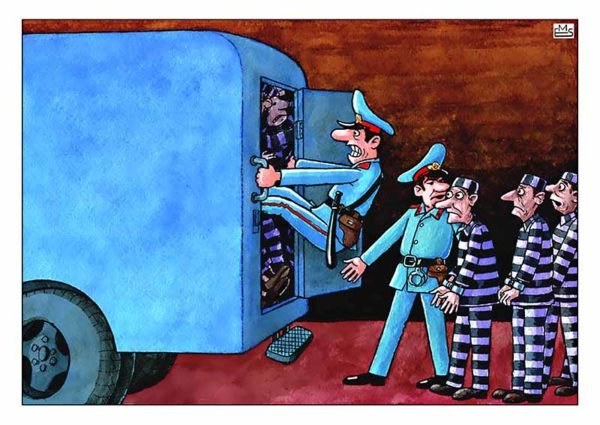 Конвой карикатура