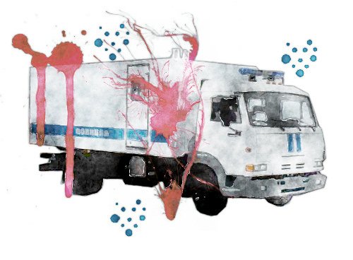 Автозак вектор