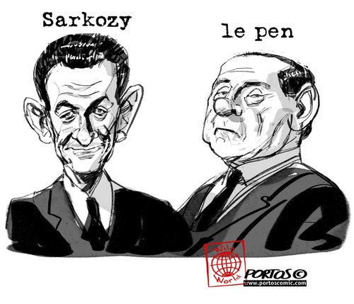 Карикатуры на берлускони (46 фото)