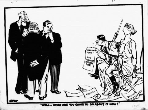 Дэвид Лоу карикатуры 1939