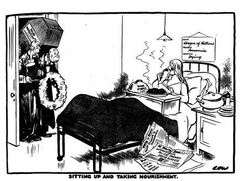 Карикатура война 1938