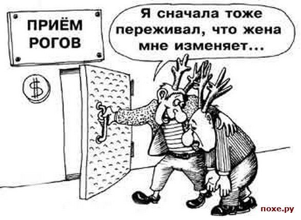 Рогатый муж карикатура