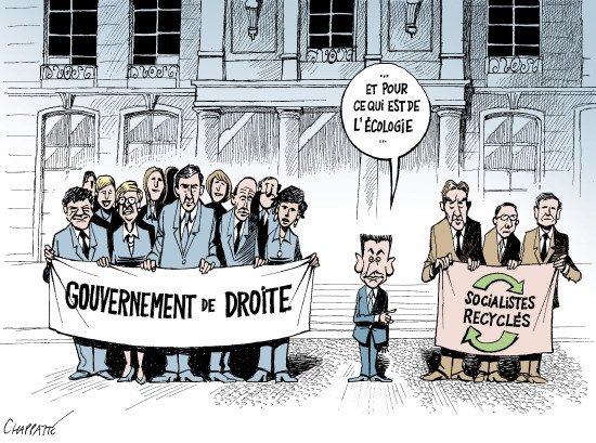 Антикризисная политика Саркози карикатура