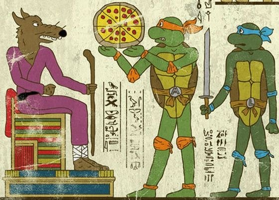 Меновая торговля в древнем Египте рисунок