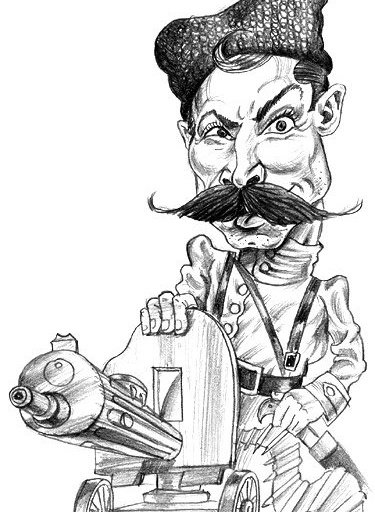 Василий Иванович Чапаев карикатура