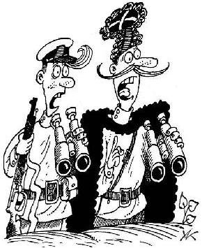 Чапаев шарж