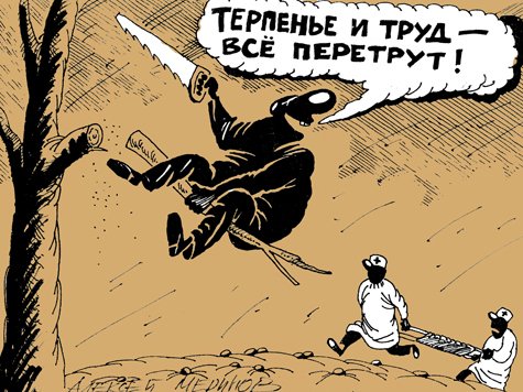 Меринов грабли карикатура