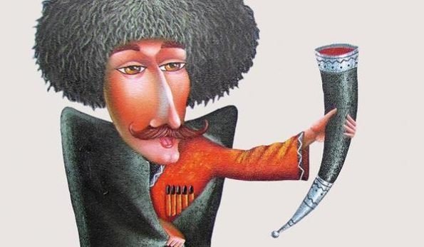 Вахтанг Кикабидзе шарж