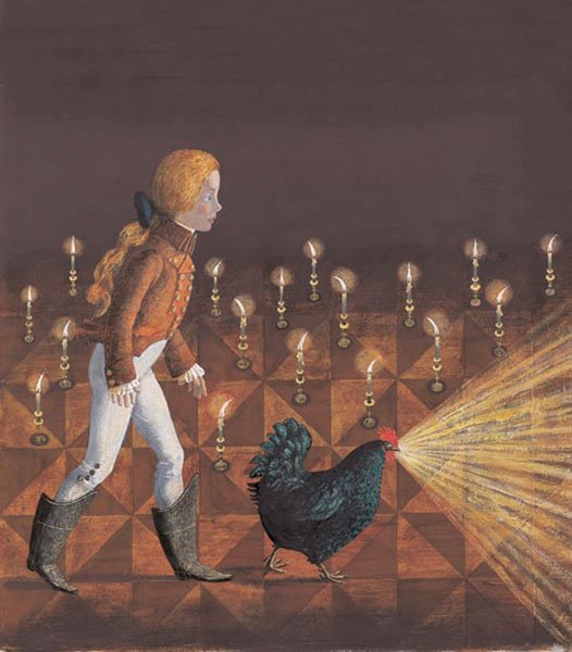 Погорельский черная курица иллюстрации