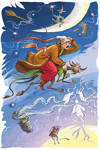 Николай Васильевич Гоголь ночь перед Рождеством иллюстрации