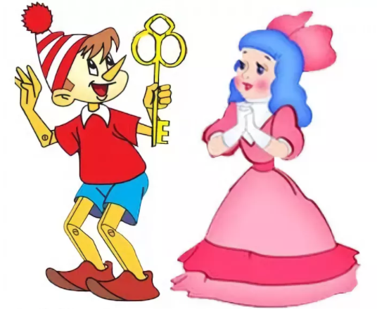 Мальвина и Буратино