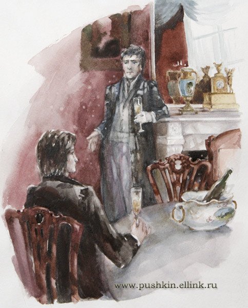 Евгений Онегин и Ленский яой