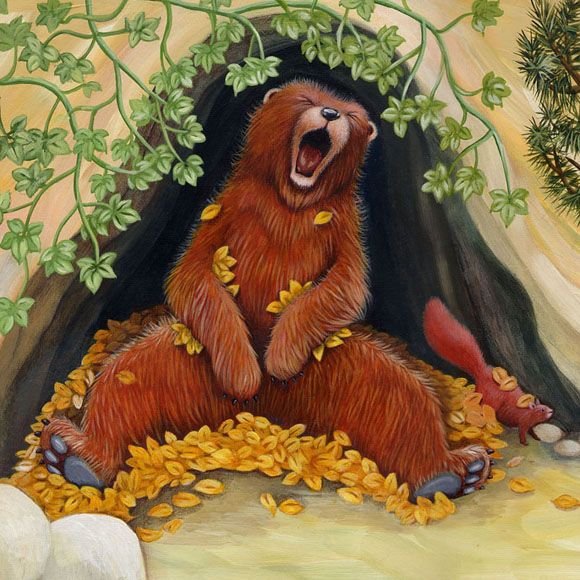 Осенний медведь