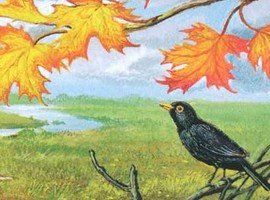 Фёдор Иванович Тютчев листья иллюстрация