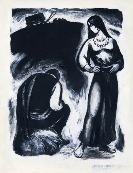 Горький Макар Чудра иллюстрации