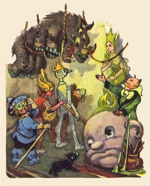 Леонид Владимирский иллюстрации изумрудный город