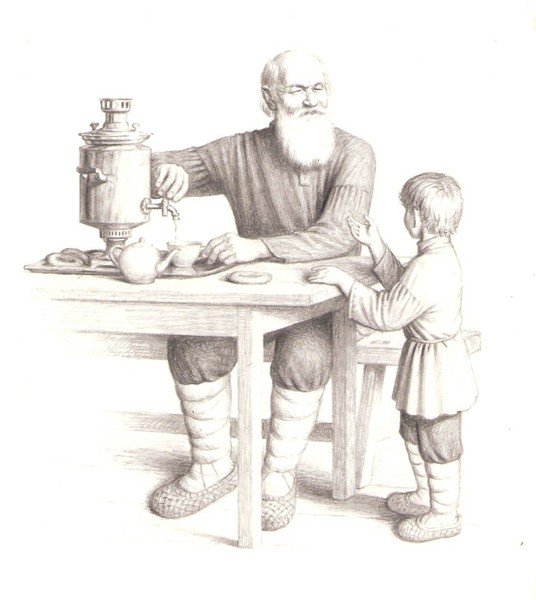 Л. Н. Толстого «старый дед и внучек»