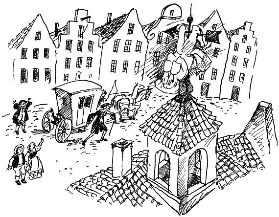 Иллюстрации к сказке Лоскутик и облако