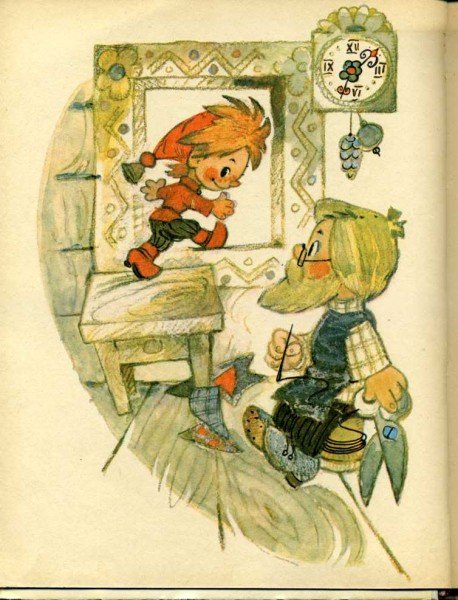 Иллюстрации Буратино Леонид Владимирский