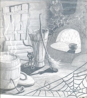 Иллюстрация к стихотворению Бальмонта у чудищ