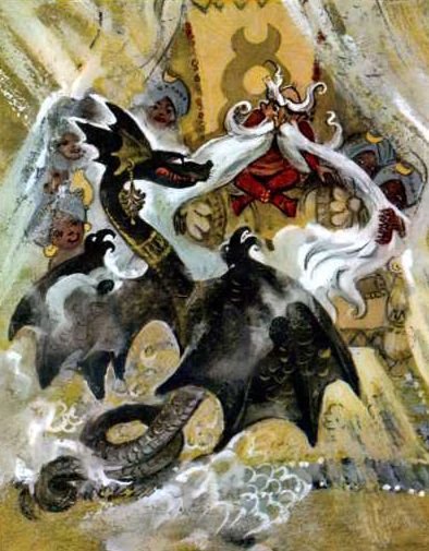 Владимир Ненов иллюстрации к Руслан и Людмила