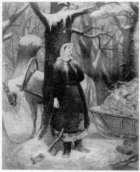 Мороз красный нос иллюстрации Пластова