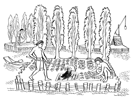 Земледелие древних людей чб