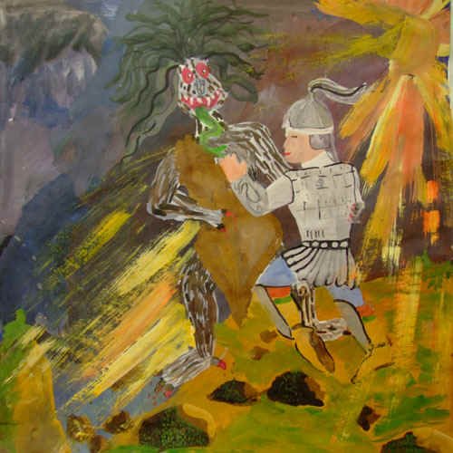 Рисунок на тему Олонхо