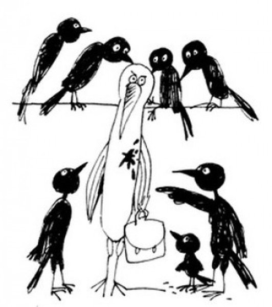 Белая ворона фразеологизм