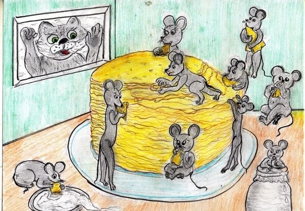 Мышиная возня рисунок