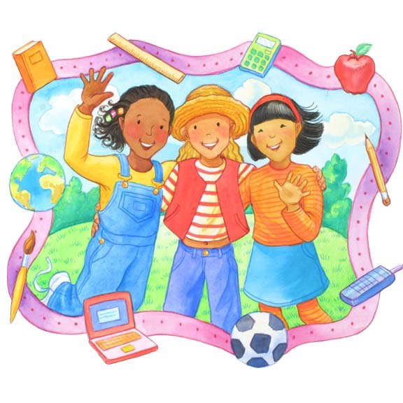 Дружба иллюстрация