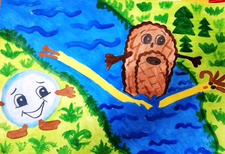 Иллюстрации пузырь соломинка и лапоть (50 фото)