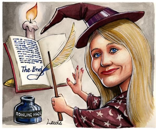 Гарри Поттер зарисовки Роулинг