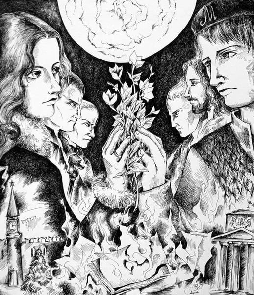 Иллюстрации Павла Оринянского к роману мастер и Маргарита