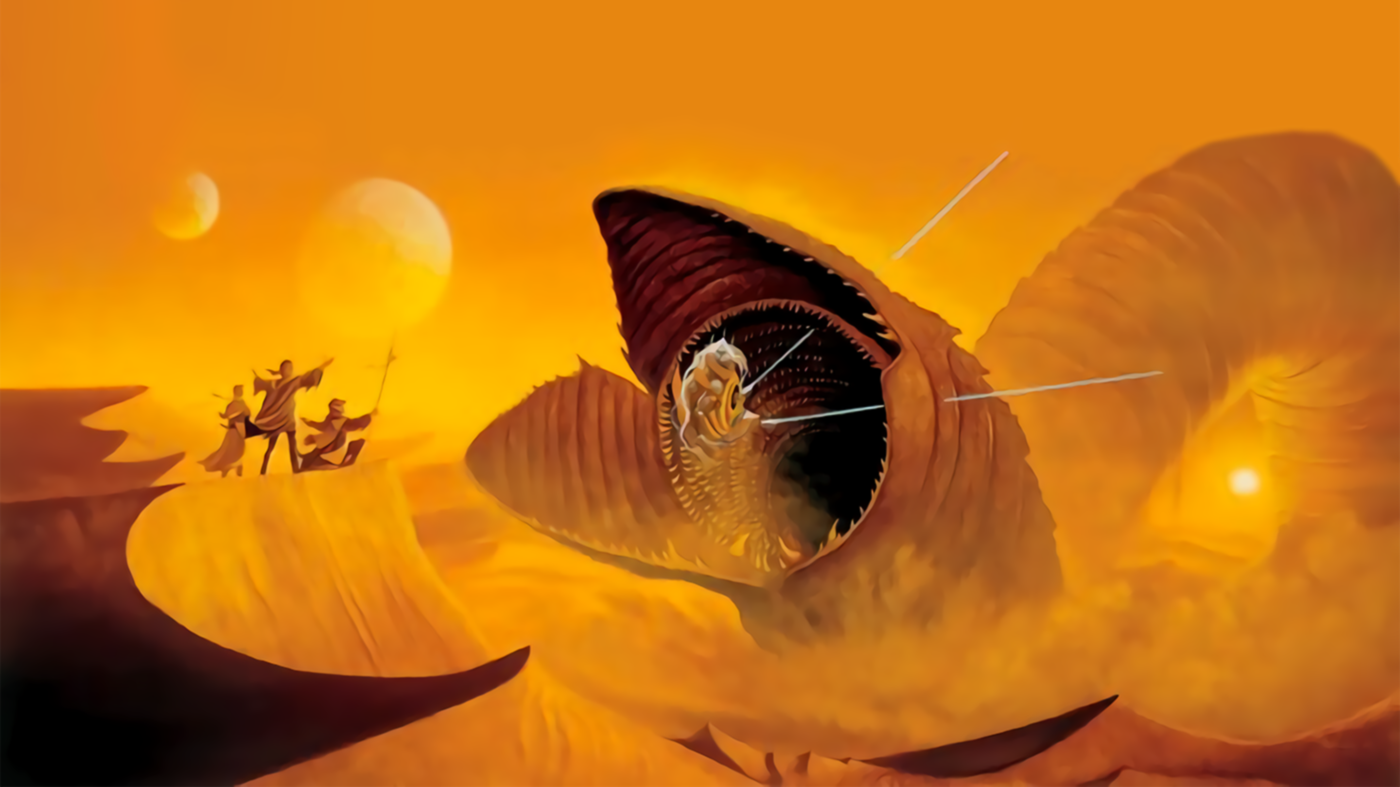 Шай хулуд это. Дюна Арракис червь. Дюна джихад Батлерианский иллюстрации. Дюна Арракис Планета пустыня. Иллюстрации к Дюне Фрэнка Герберта.
